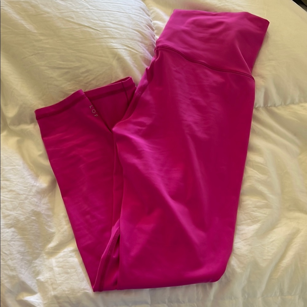 Left On Friday super Moves Tight Hot Pink Leggings NWT